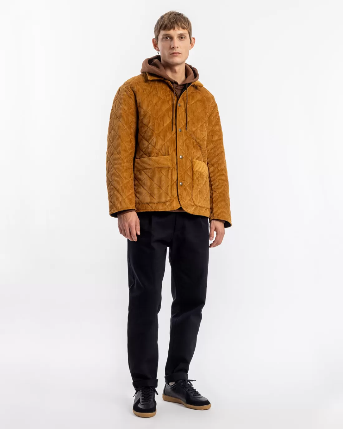 Rotholz Jacken & Mäntel | Jacken & Mäntel-Gesteppte Cord Jacke -