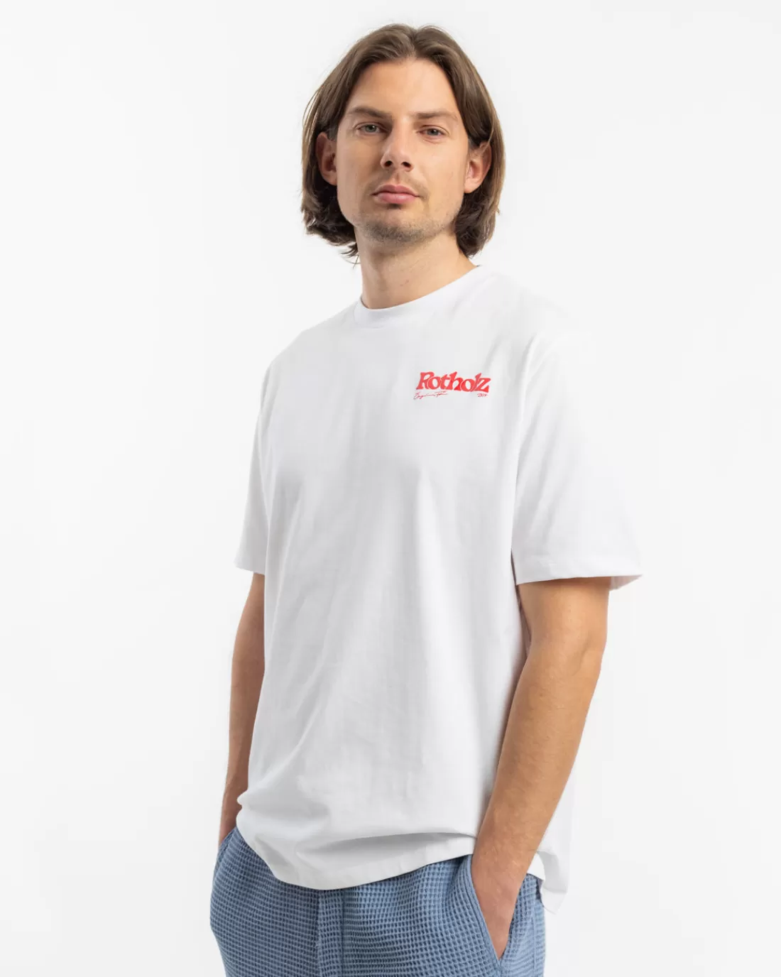 Rotholz T-Shirts & Tops | T-Shirts & Tops-Retro Logo T-Shirt Bio Baumwolle -