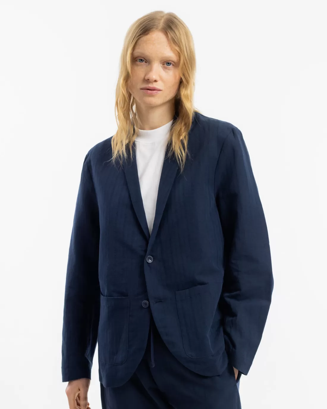 Rotholz Jacken & Mäntel | Jacken & Mäntel-Workwear Blazer Leinen Mix -